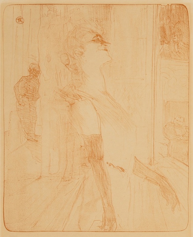 Yvette Guilbert pl 3 by Анри де Тулуз-Лотрек, 1898 — digital art print download