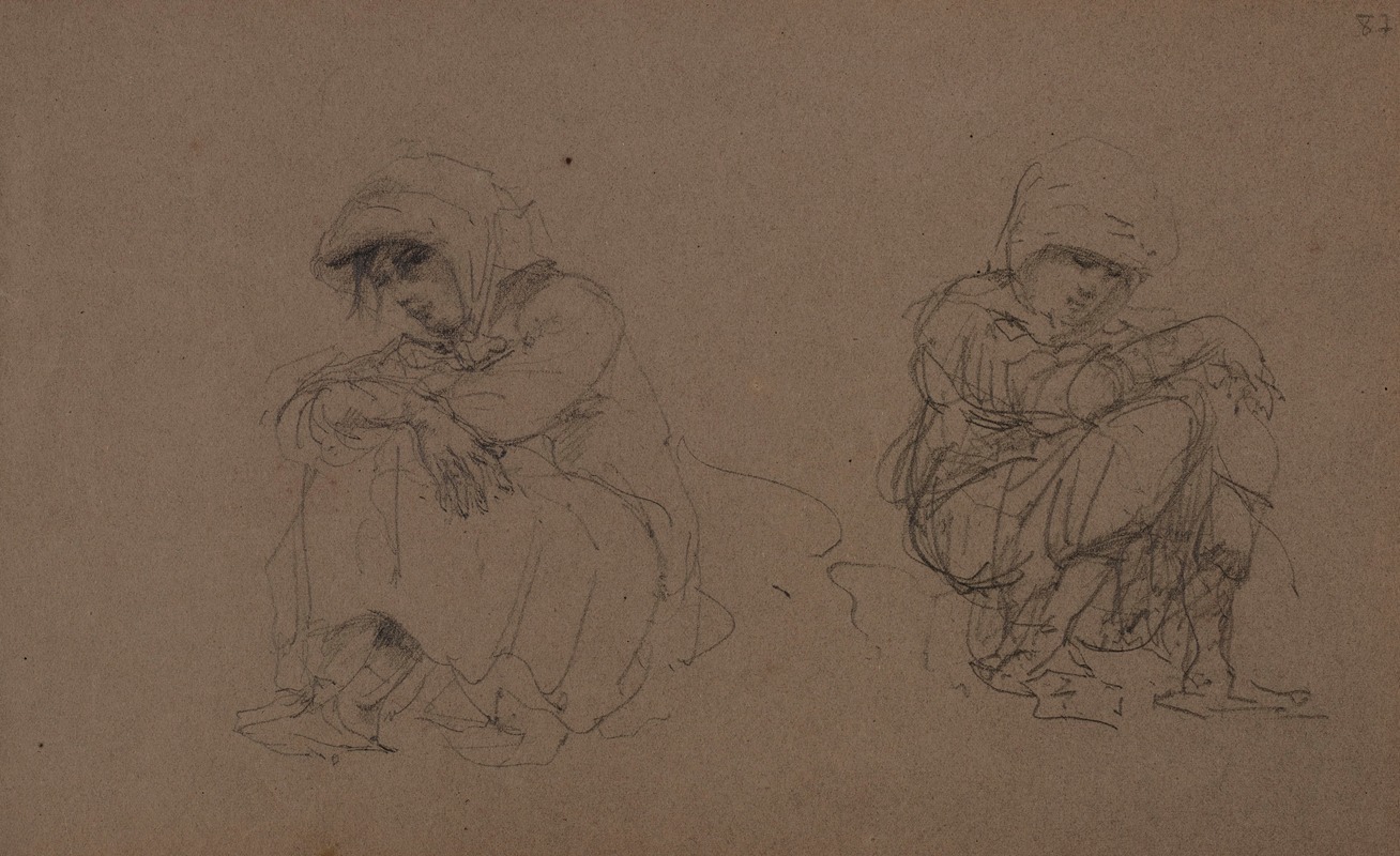 Études de femmes assises — Henri de Toulouse-Lautrec