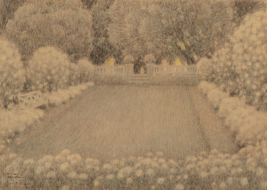Le jardin blanc by Анри Ле Сиданер, 1912 — digital art print download