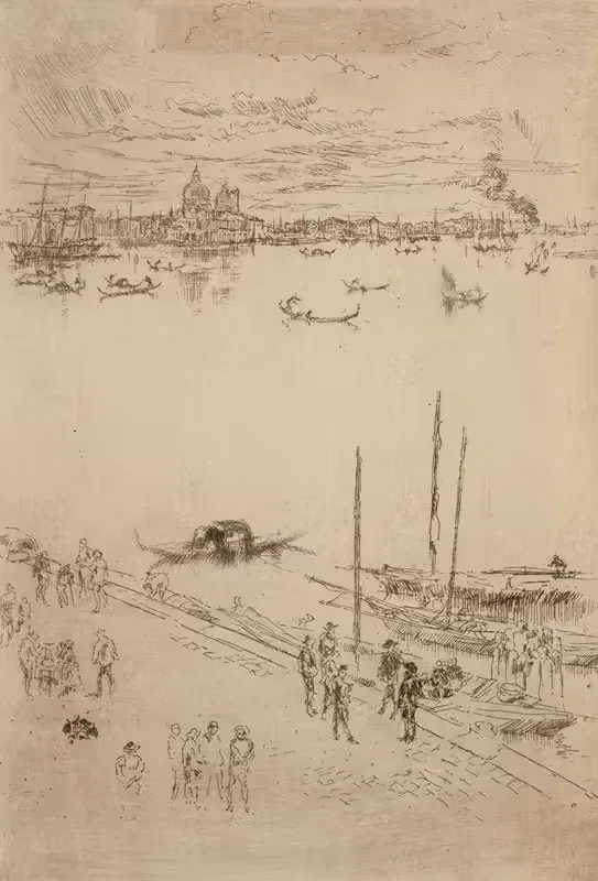 Прямостоящая Венеция by Джеймс Абботт МаКнилл Уистлер, 1879-1880 — digital art print download