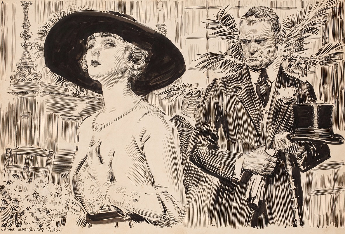 The Profiteers by Джеймс Монтгомери Флагг, 1921 — digital art print download