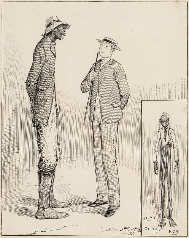 That Oldest Boy by Петер Ньюэлл, 1887 — digital art print download