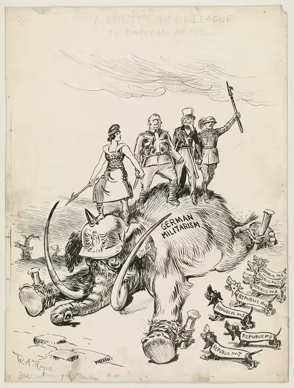 A pretty good league to enforce peace — William Allen Rogers