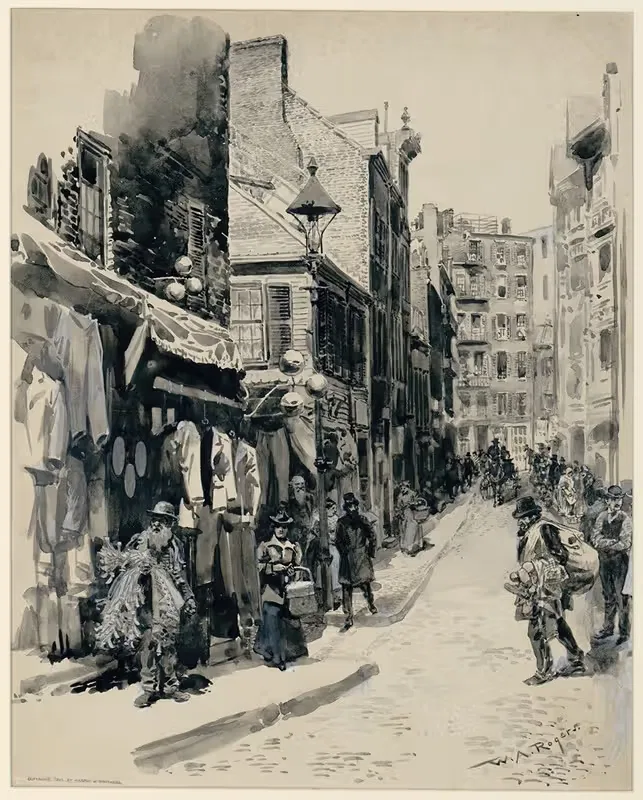 The Jewish Quarter, Boston — William Allen Rogers
