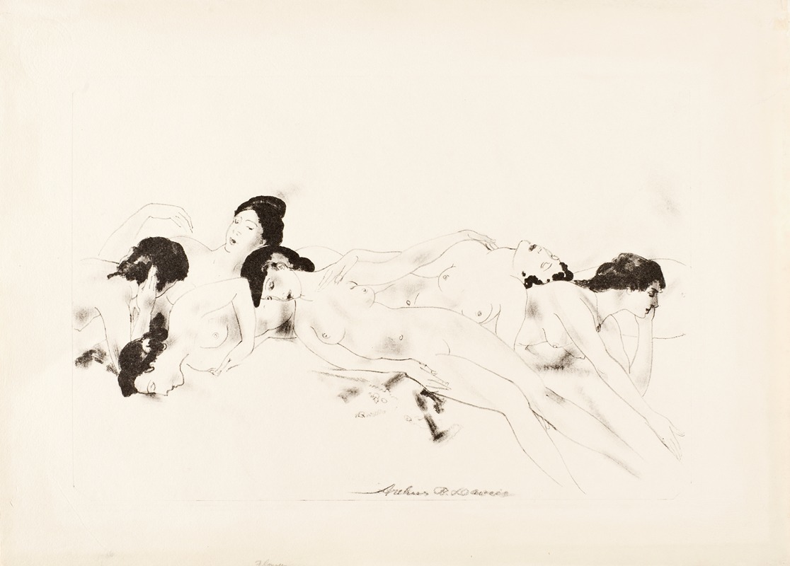 Flowers by Артур Боун Дэвис, 1919-1920 — digital art print download