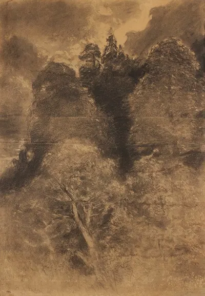 Baumstudie by Август Шеффер фон Винвальд, 1910 — digital art print download