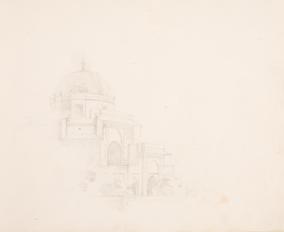 Sketchbook drawings pl10 by Эразм фон Энгерт, 1825 — digital art print download