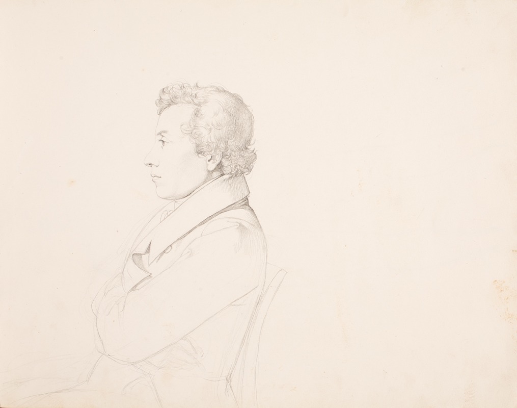 Sketchbook drawings pl4 by Эразм фон Энгерт, 1825 — digital art print download