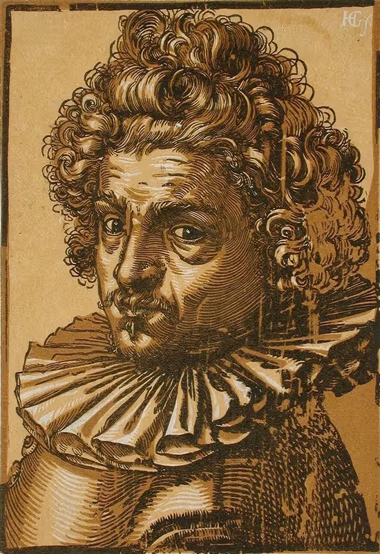Portrait of Gillis van Breen — Hendrick Goltzius