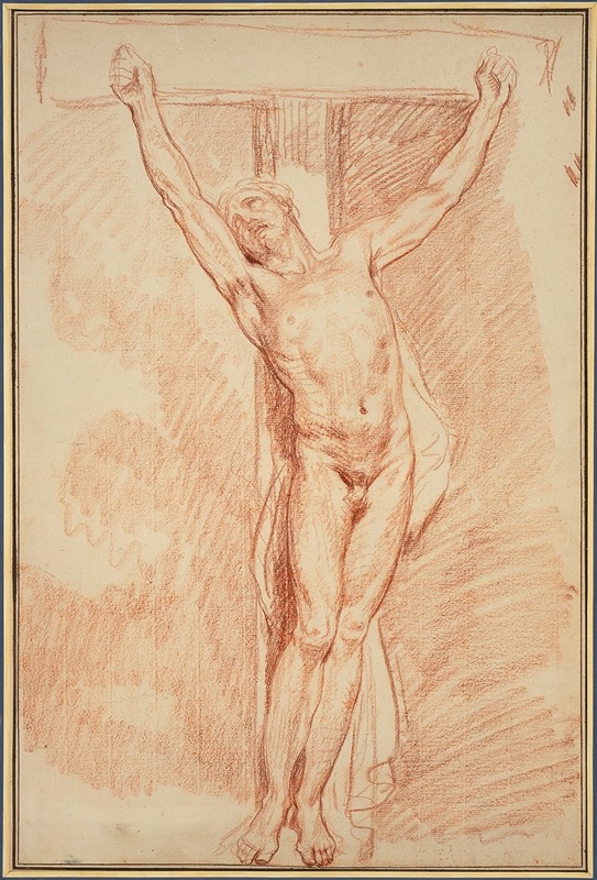 Christ Crucified by Жан-Батист Грёз — digital art print download