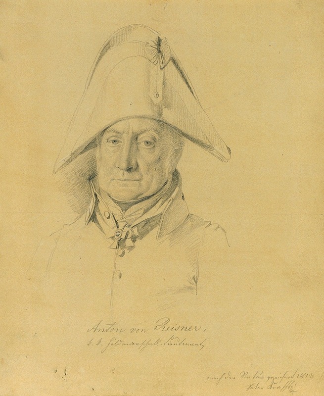 Anton von Reismer by Иоганн Петер Крафт, 1813 — digital art print download