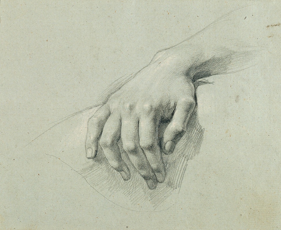 Handstudie zu 'Arindal und Daura' by Иоганн Петер Крафт, 1820-1855 — digital art print download