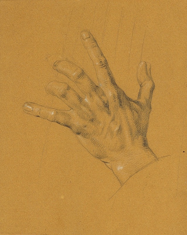 Handstudie zu 'Ossian und Malvina' by Иоганн Петер Крафт — digital art print download