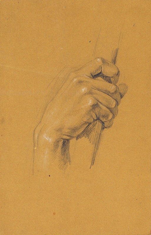 Handstudie zu 'Ossian und Malvina' by Иоганн Петер Крафт — digital art print download