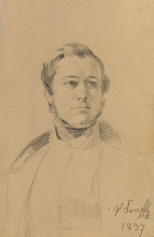 Porträtstudie Franz Xaver Eckl — Иоганн Петер Крафт