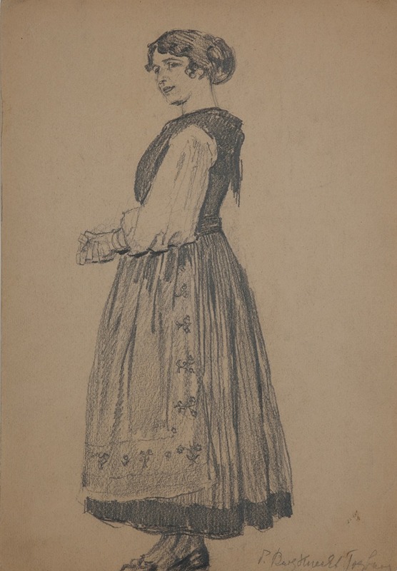 Mrs. Bourgknecht by Józef Mehoffer, 1918-1919 — digital art print download