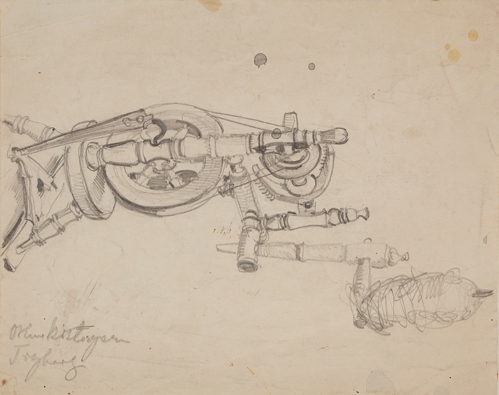 Study of a reel by Юзеф Мехоффер, 1918-1935 — digital art print download
