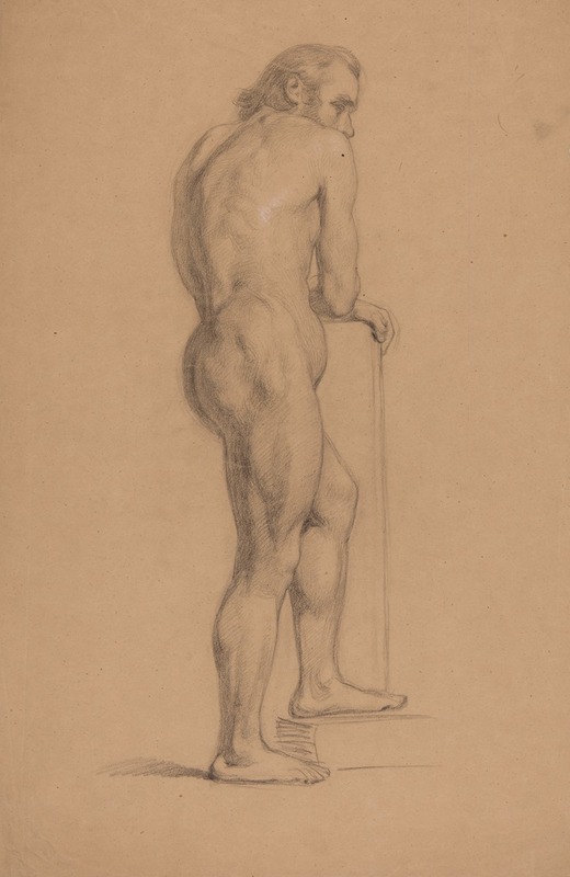 Study of a nude male — Józef Simmler
