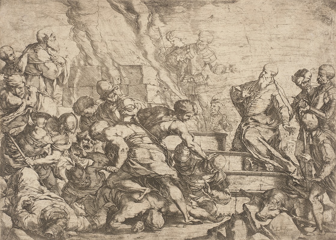 The Sacrifice of Elijah — Luca Giordano