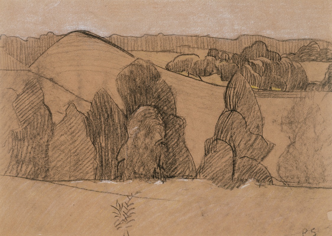 Landscape in Brittany by Paul Sérusier — digital art print download