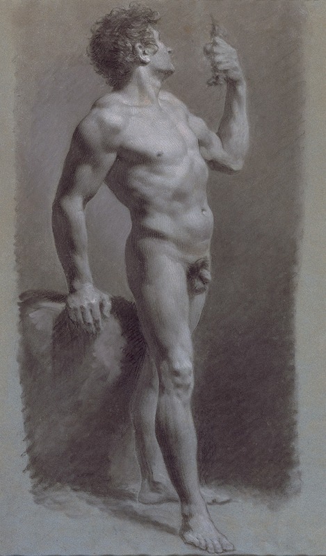 Study of a Man by Пьер-Поль Прудон — digital art print download