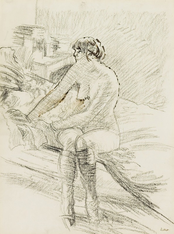 Seated Nude by Walter Richard Sickert — digital art print download