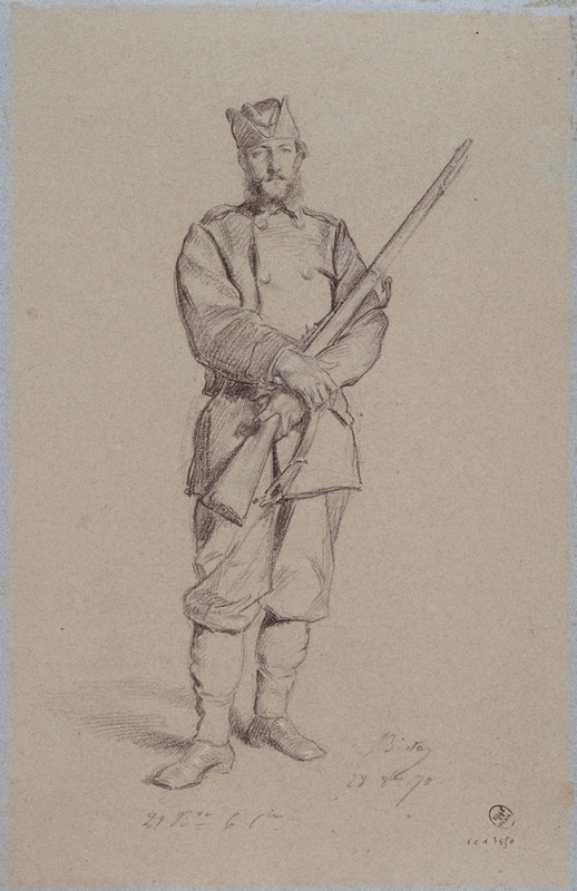 Portrait de Georges Hachette. by Александр Бида, 1870 — digital art print download