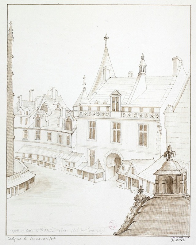 Palais de Justice et cour de la Sainte-Chapelle — Alfred Bonnardot