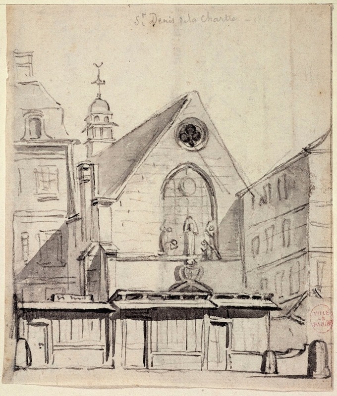 Saint-Denis de la Châtre by Альфред Боннардо, 1820 - 1830 — digital art print download
