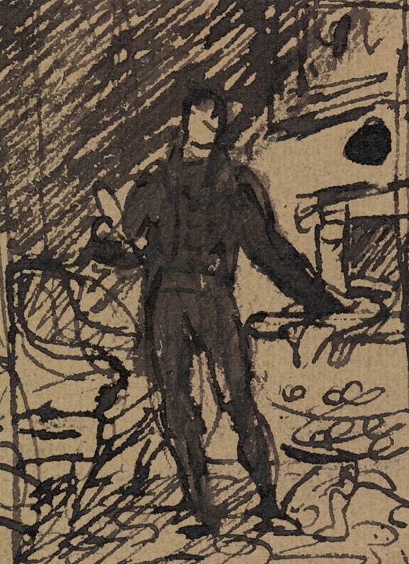 Figure Study of a Man in a Formal Suit… — Benjamin Robert Haydon