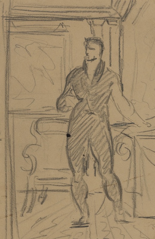 Figure Study of a Man in a Formal Suit. — Benjamin Robert Haydon