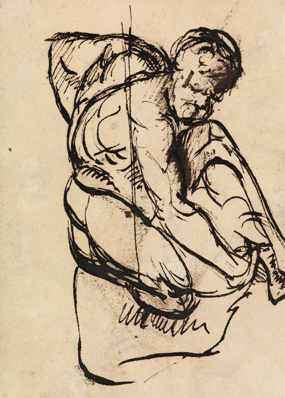 Figure Study of a Nude Male — Benjamin Robert Haydon