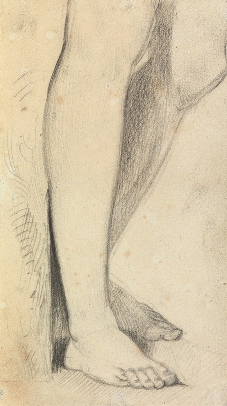 Figure Study of Legs by Benjamin Robert Haydon — digital art print download
