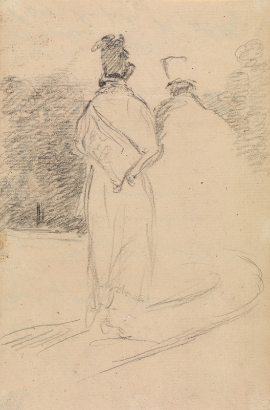 Rear View Study of a Man walking by Benjamin Robert Haydon — digital art print download