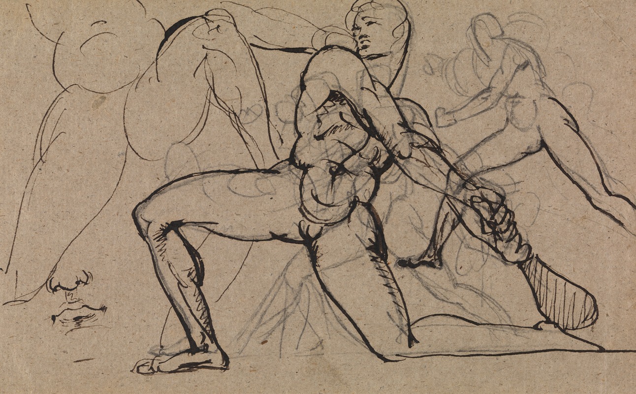 Study of a Male Nude.. — Benjamin Robert Haydon