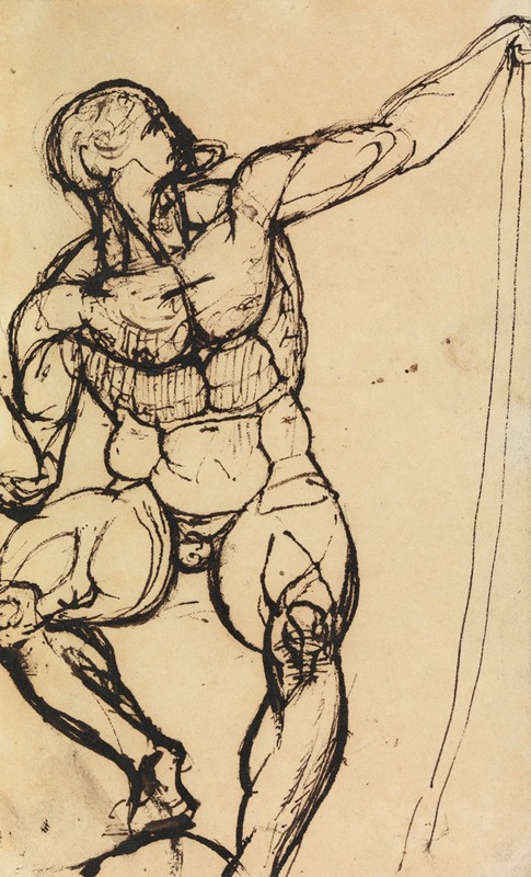 Study of a Male Nude — Benjamin Robert Haydon