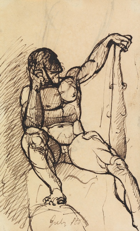 Study of a Male Nude — Benjamin Robert Haydon