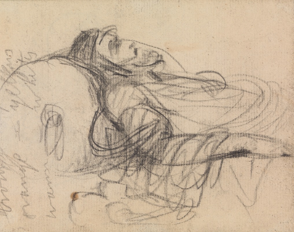 Study of a Man in Death by Benjamin Robert Haydon — digital art print download