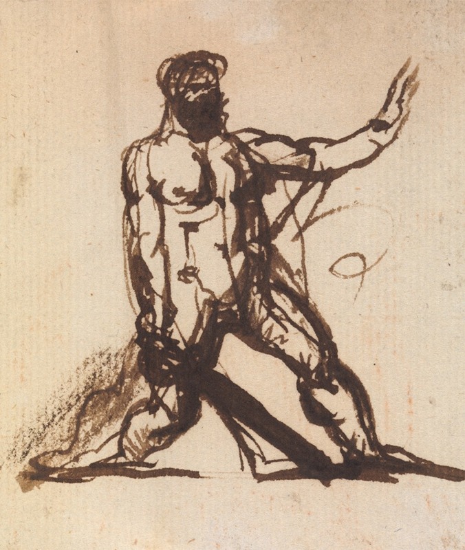 Study of a Nude Male — Benjamin Robert Haydon