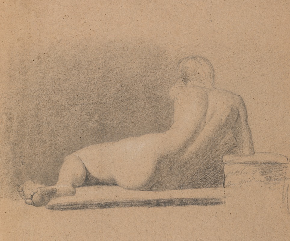 Study of a Reclining, Nude Figure — Бенджамин Роберт Хейдон