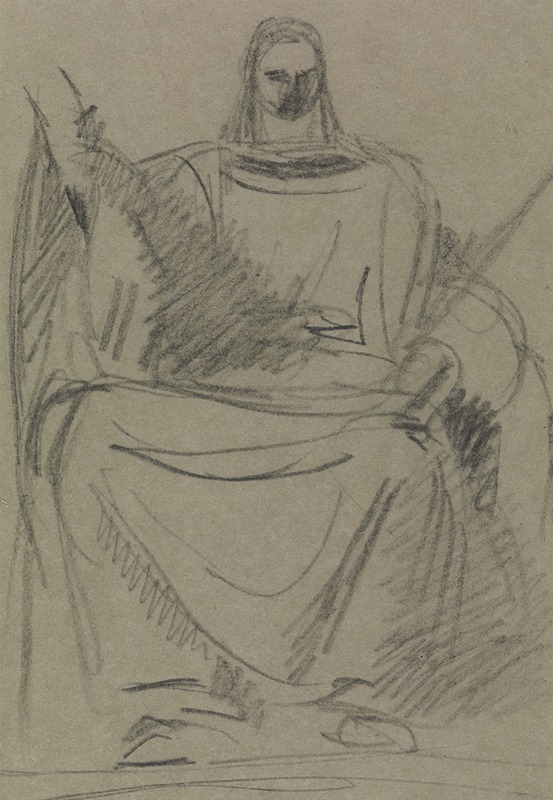 Study of a Seated Male Figure — Benjamin Robert Haydon