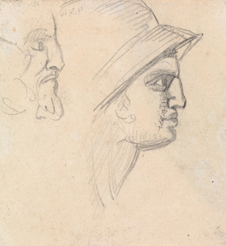 Study of Male Heads — Бенджамин Роберт Хейдон