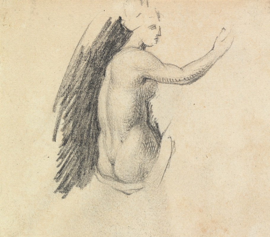 Study ot the Backside of a Nude Figure — Бенджамин Роберт Хейдон