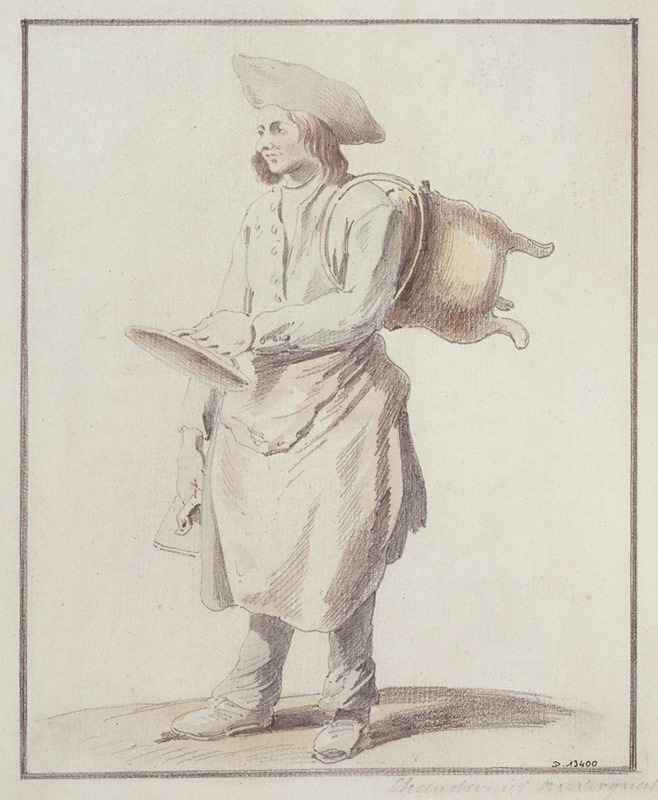 Le chaudronnier auvergnat by Эдме Бушардон, 1698 - 1762 — digital art print download