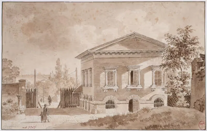 Ancienne barrière de Paris, 'barrière blanche' — Eugène Bourgeois