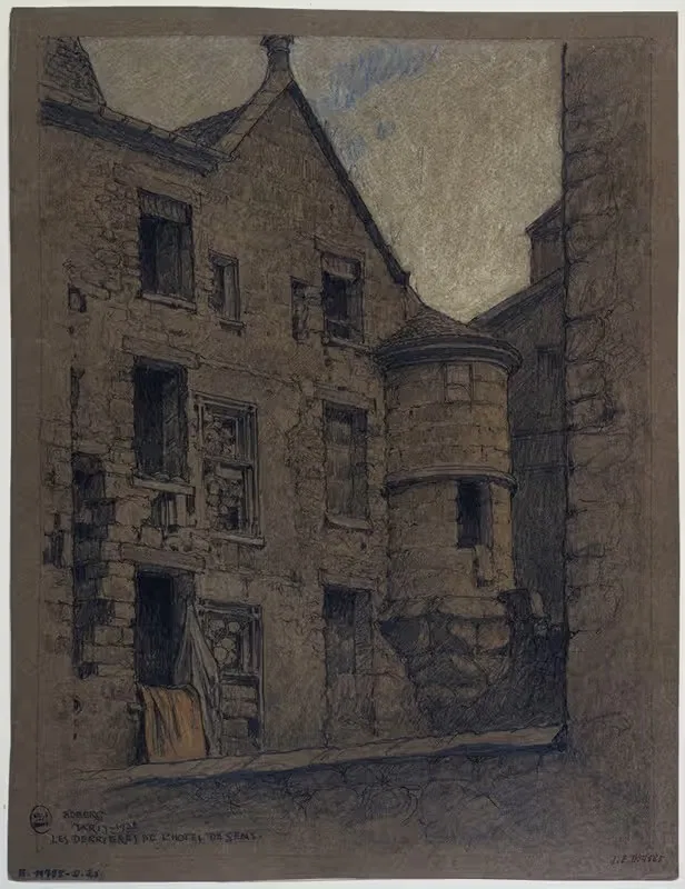 Задняя сторона отеля Сен by Фердинанд Боберг, 1926 — digital art print download