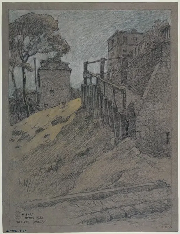 Улица Ивов by Фердинанд Боберг, 1926 — digital art print download