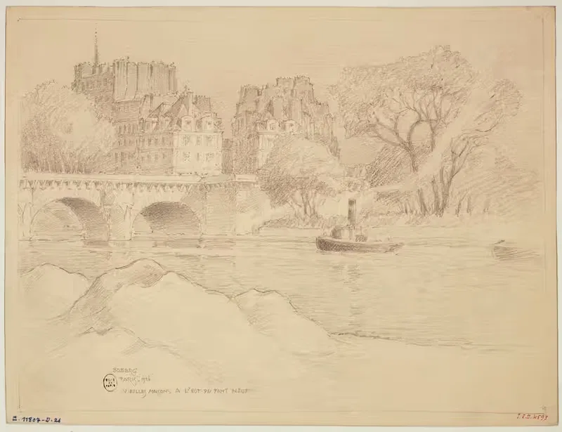 La Seine et le Pont Neuf — Ferdinand Boberg