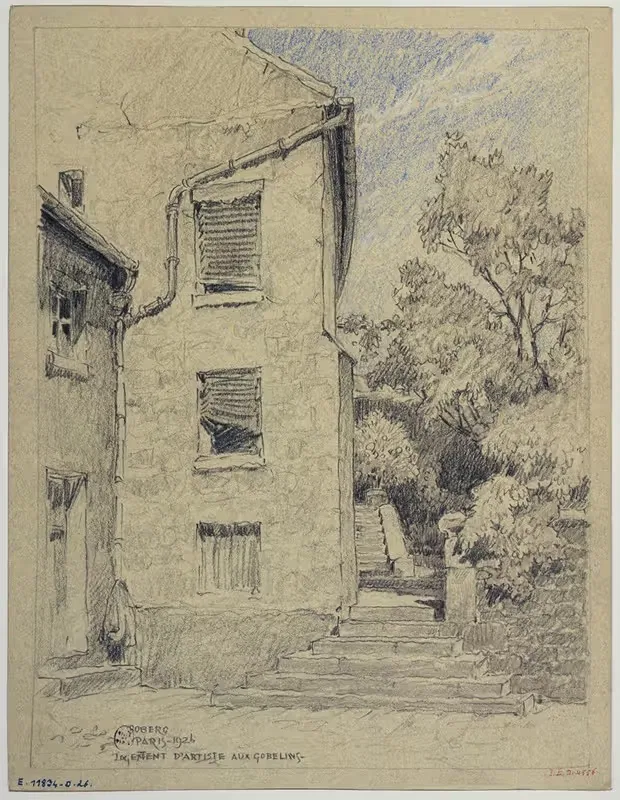Logement d'artiste aux Gobelins — Ferdinand Boberg