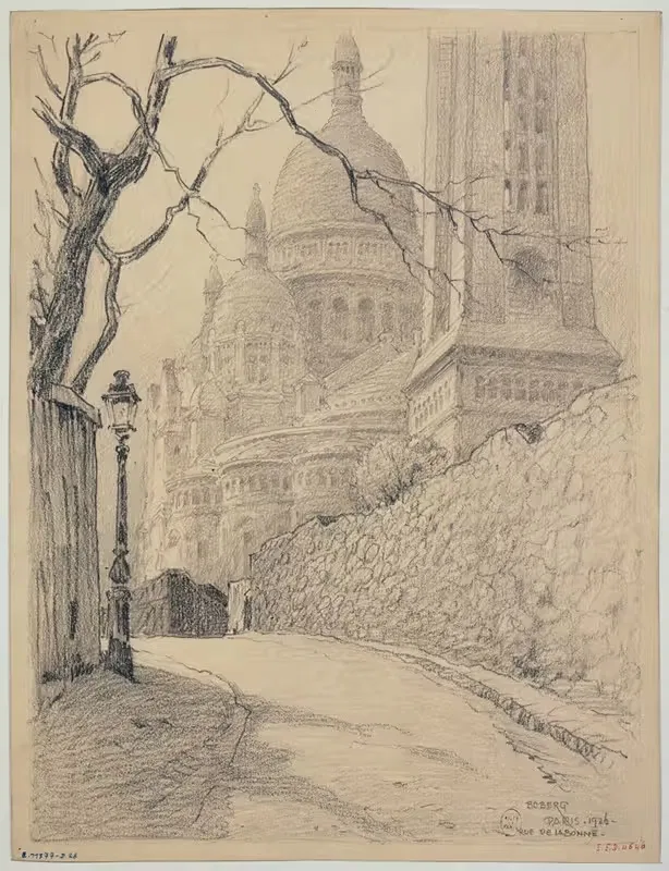 Улица Бонн by Фердинанд Боберг, 1926 — digital art print download